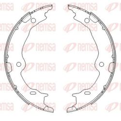 Stabdžių trinkelė, stovėjimo stabdys REMSA 4467.00