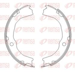 Stabdžių trinkelė, stovėjimo stabdys REMSA 4481.00