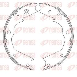 Stabdžių trinkelė, stovėjimo stabdys REMSA 4482.00