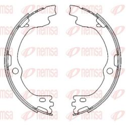 Stabdžių trinkelė, stovėjimo stabdys REMSA 4491.00