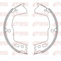 Stabdžių trinkelė, stovėjimo stabdys REMSA 4494.00