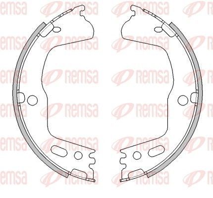 Stabdžių trinkelė, stovėjimo stabdys REMSA 4494.00