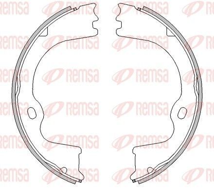Stabdžių trinkelė, stovėjimo stabdys REMSA 4532.00