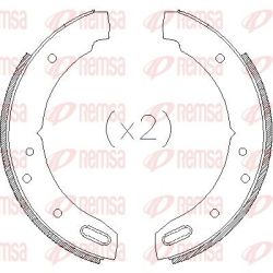 Stabdžių trinkelė, stovėjimo stabdys REMSA 4604.01