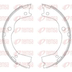 Stabdžių trinkelė, stovėjimo stabdys REMSA 4609.00