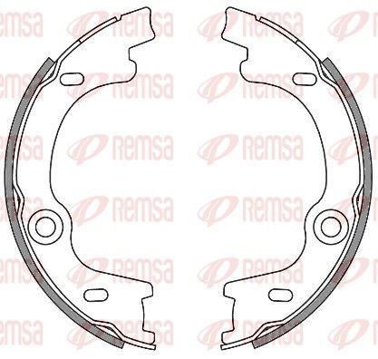 Stabdžių trinkelė, stovėjimo stabdys REMSA 4630.00