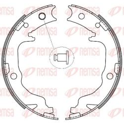 Stabdžių trinkelė, stovėjimo stabdys REMSA 4641.00