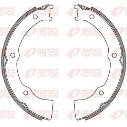 Stabdžių trinkelė, stovėjimo stabdys REMSA 4654.00