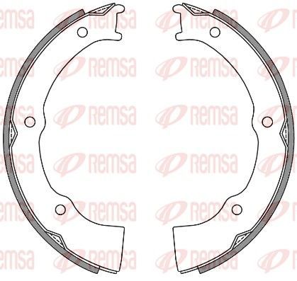 Stabdžių trinkelė, stovėjimo stabdys REMSA 4654.00