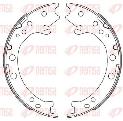 Stabdžių trinkelė, stovėjimo stabdys REMSA 4667.00