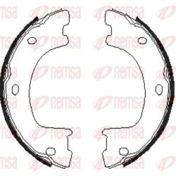 Stabdžių trinkelė, stovėjimo stabdys REMSA 4674.00