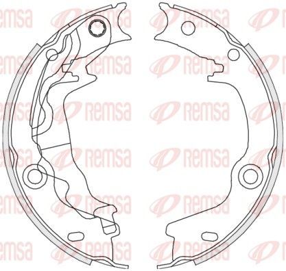 Stabdžių trinkelė, stovėjimo stabdys REMSA 4676.00