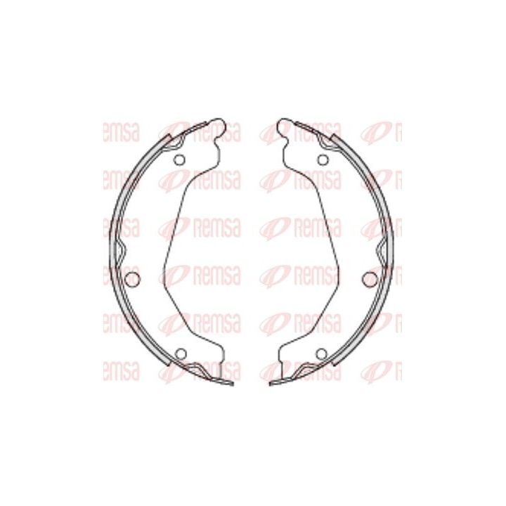 Stabdžių trinkelė, stovėjimo stabdys REMSA 4694.00