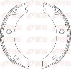 Stabdžių trinkelė, stovėjimo stabdys REMSA 4714.01