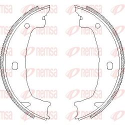 Stabdžių trinkelė, stovėjimo stabdys REMSA 4715.00