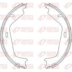 Stabdžių trinkelė, stovėjimo stabdys REMSA 4726.00