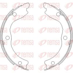 Stabdžių trinkelė, stovėjimo stabdys REMSA 4736.00