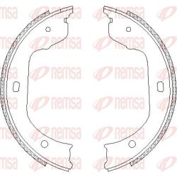 Stabdžių trinkelė, stovėjimo stabdys REMSA 4740.00