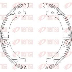 Stabdžių trinkelė, stovėjimo stabdys REMSA 4744.00