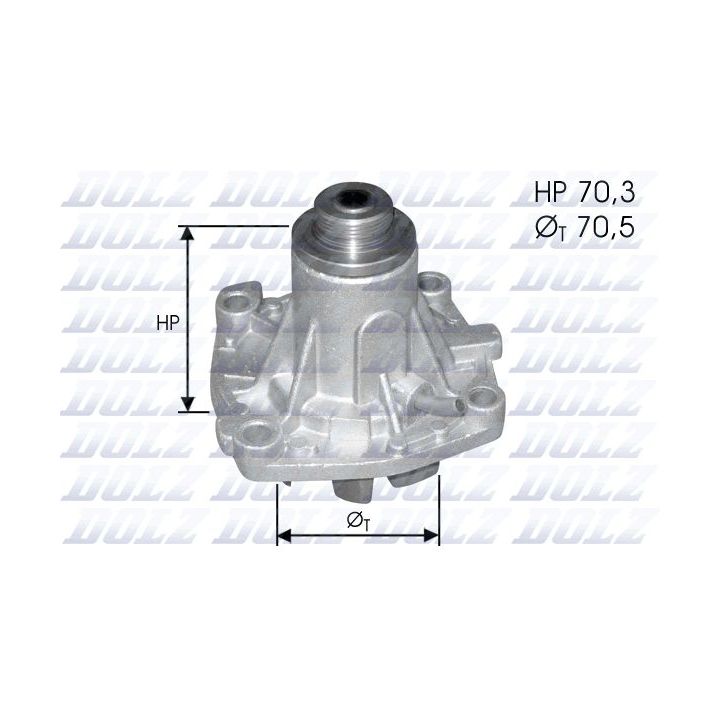 Vandens siurblys, variklio aušinimas DOLZ A131ST