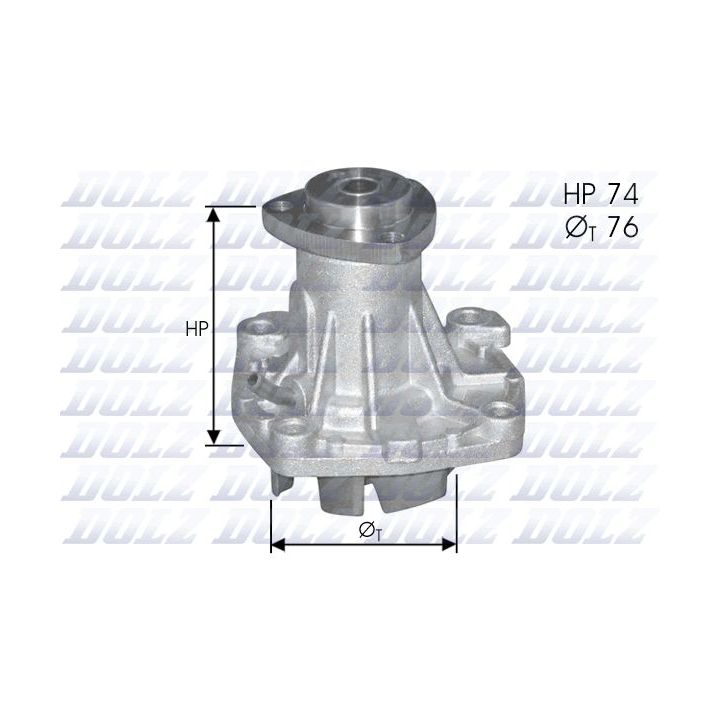 Vandens siurblys, variklio aušinimas DOLZ A341ST