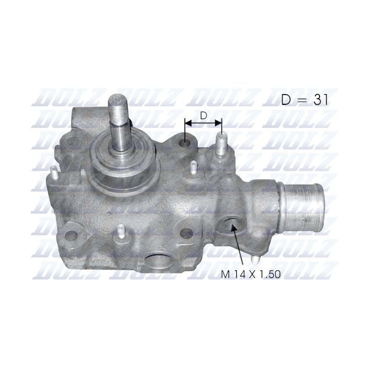 Vandens siurblys, variklio aušinimas DOLZ B114