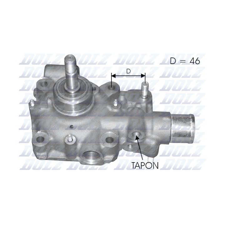 Vandens siurblys, variklio aušinimas DOLZ B121