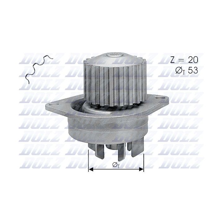 Vandens siurblys, variklio aušinimas DOLZ C111