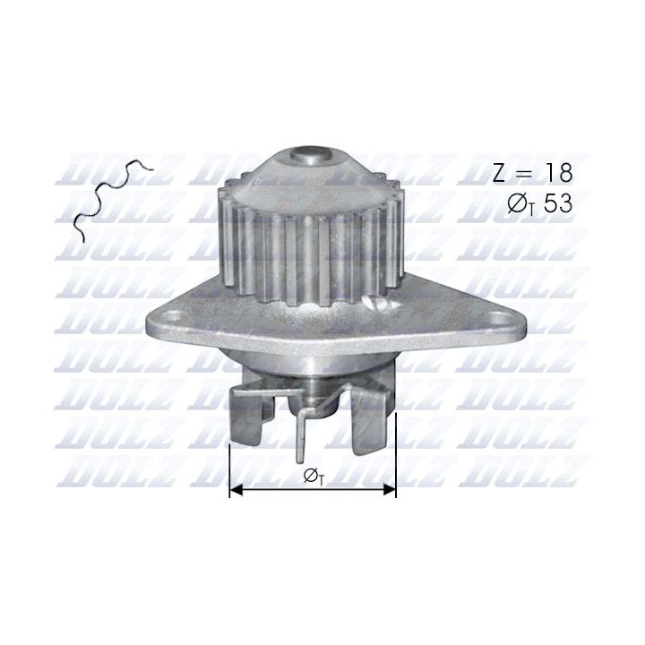 Vandens siurblys, variklio aušinimas DOLZ C114
