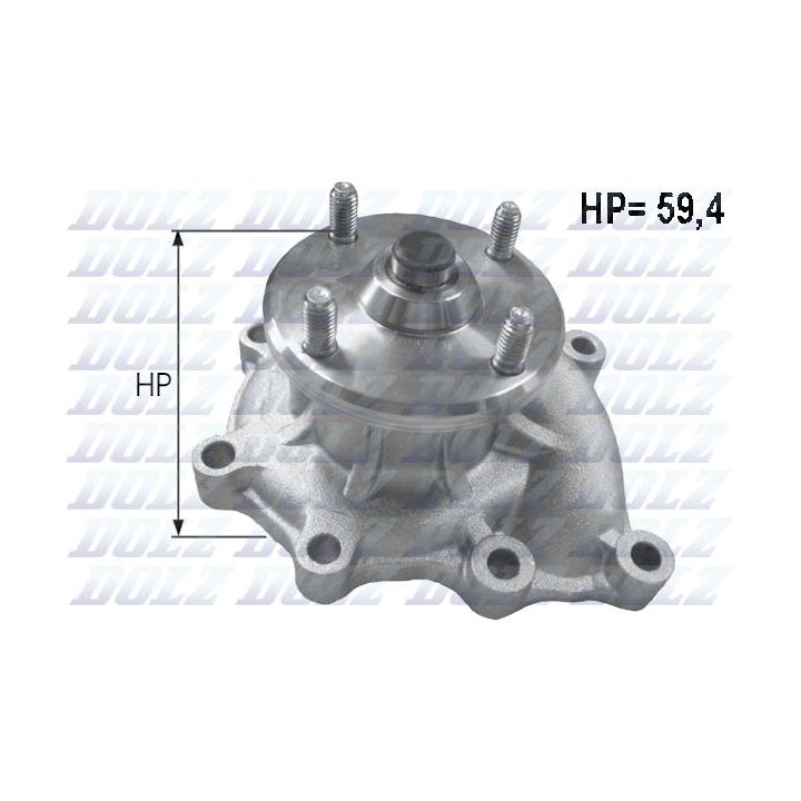 Vandens siurblys, variklio aušinimas DOLZ K103