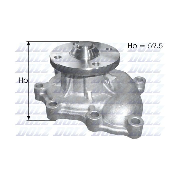 Vandens siurblys, variklio aušinimas DOLZ K105
