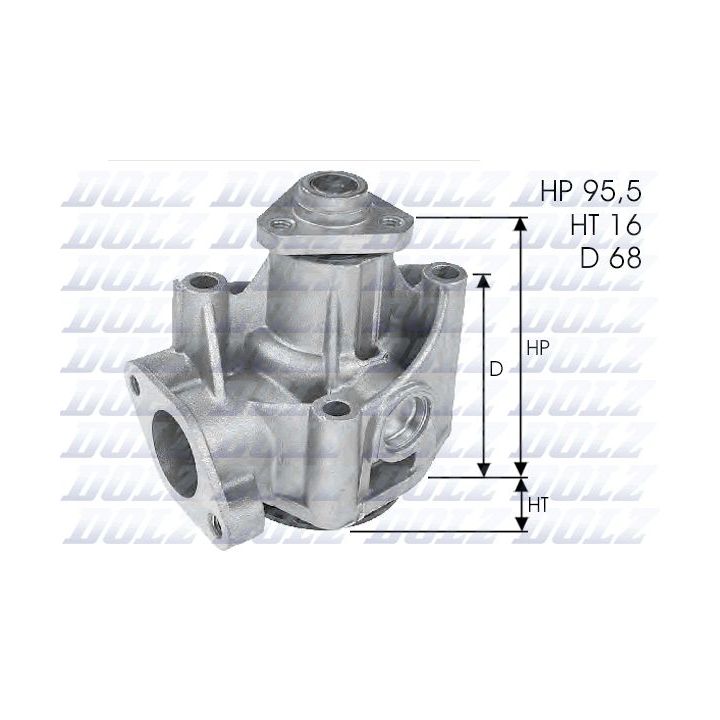 Vandens siurblys, variklio aušinimas DOLZ L135