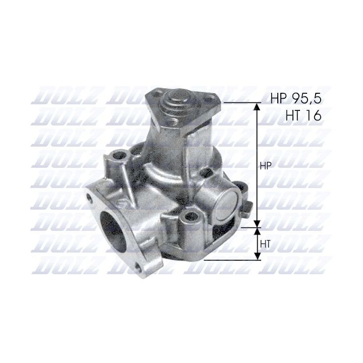 Vandens siurblys, variklio aušinimas DOLZ L155