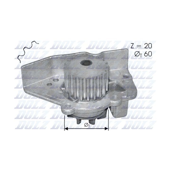 Vandens siurblys, variklio aušinimas DOLZ N405