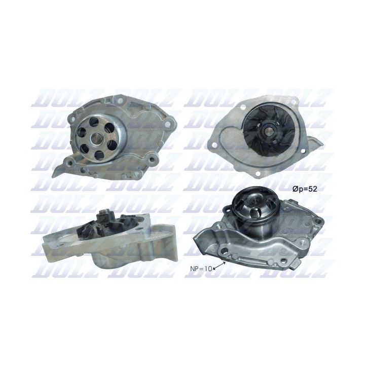 Vandens siurblys, variklio aušinimas DOLZ R234