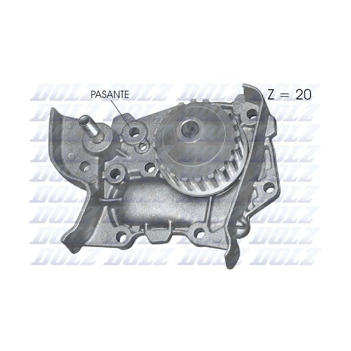 Vandens siurblys, variklio aušinimas DOLZ R314