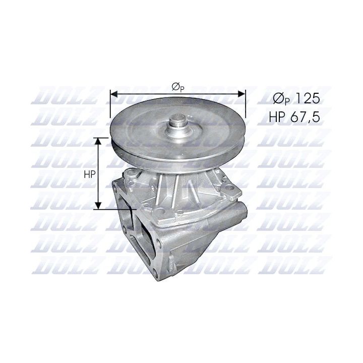 Vandens siurblys, variklio aušinimas DOLZ S124
