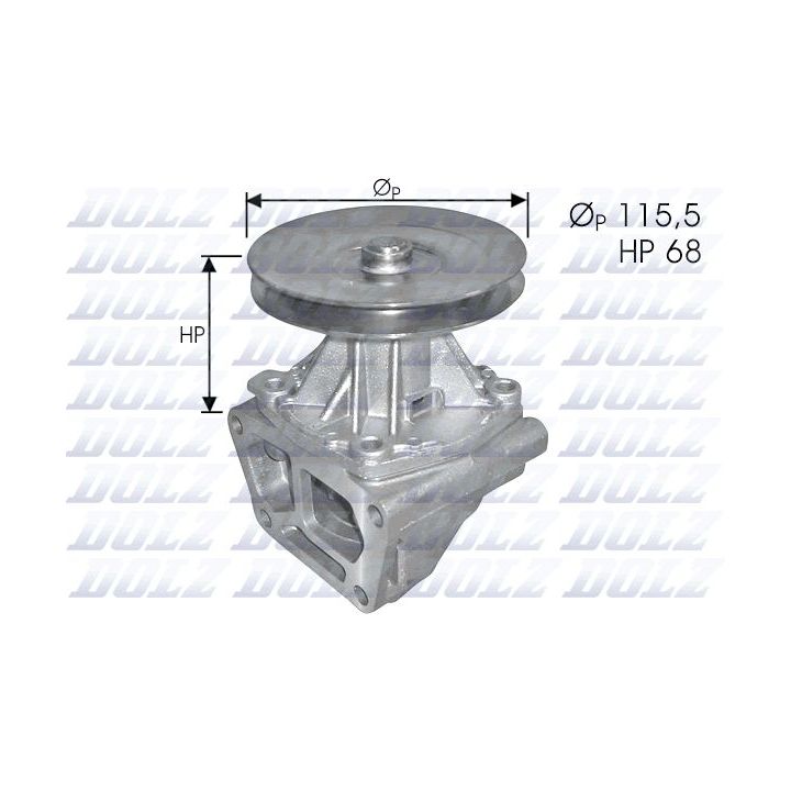Vandens siurblys, variklio aušinimas DOLZ S129
