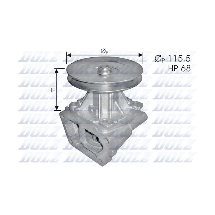 Vandens siurblys, variklio aušinimas DOLZ S134