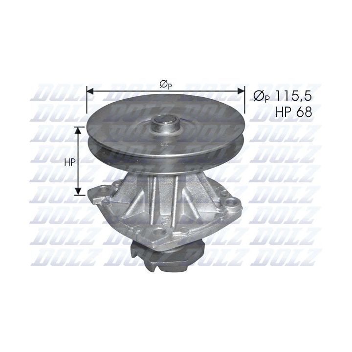 Vandens siurblys, variklio aušinimas DOLZ S135