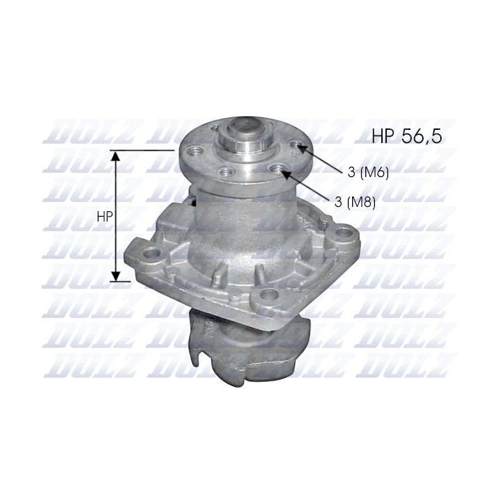 Vandens siurblys, variklio aušinimas DOLZ S138