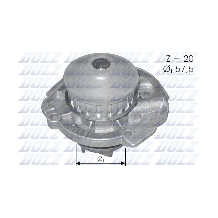 Vandens siurblys, variklio aušinimas DOLZ S161