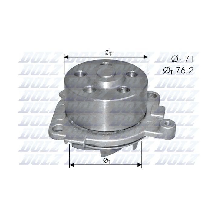 Vandens siurblys, variklio aušinimas DOLZ S210