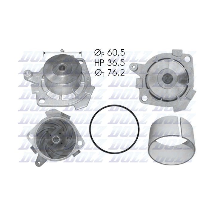 Vandens siurblys, variklio aušinimas DOLZ S212