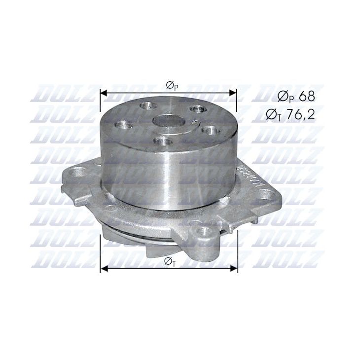 Vandens siurblys, variklio aušinimas DOLZ S213