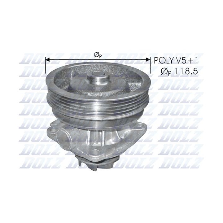 Vandens siurblys, variklio aušinimas DOLZ S217