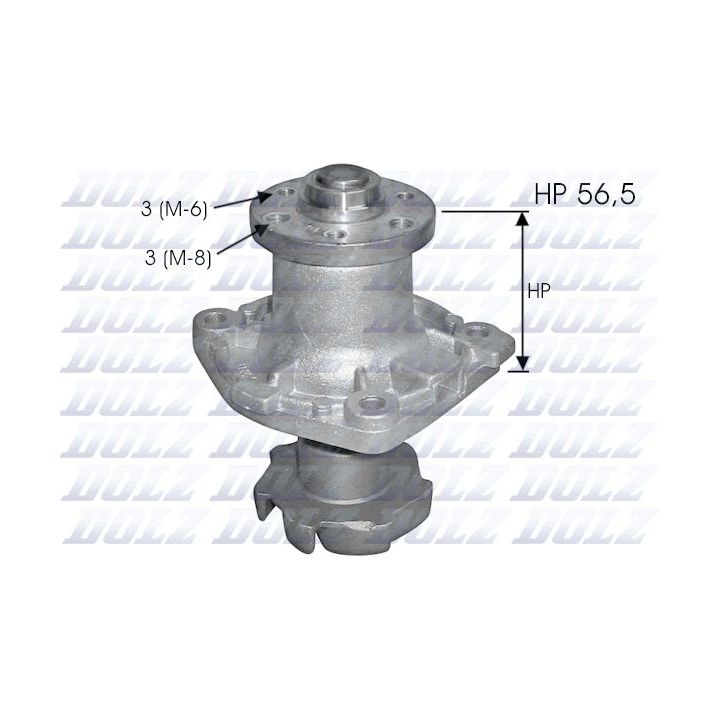Vandens siurblys, variklio aušinimas DOLZ S238