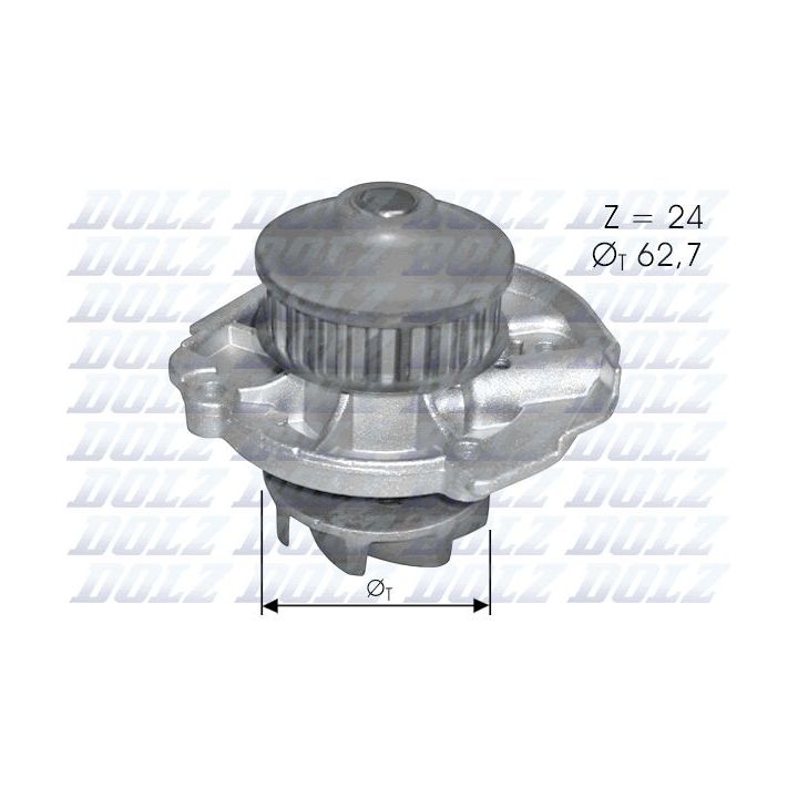Vandens siurblys, variklio aušinimas DOLZ S261