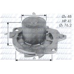 Vandens siurblys, variklio aušinimas DOLZ S314
