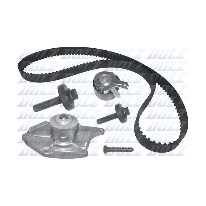 Vandens siurblio ir paskirstymo diržo komplektas DOLZ KD003